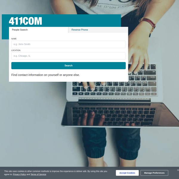 411.com homepage screenshot