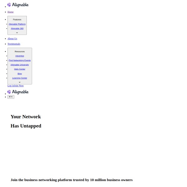 Alignable homepage screenshot