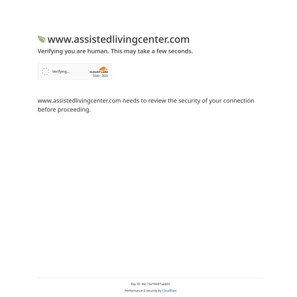 Assisted Living Center homepage screenshot