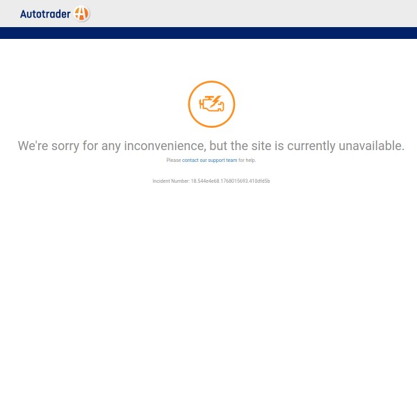 Autotrader homepage screenshot