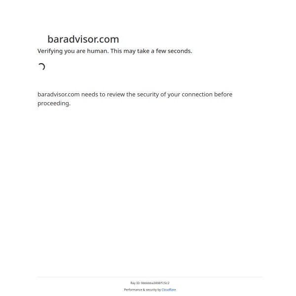 Bar Advisor homepage screenshot
