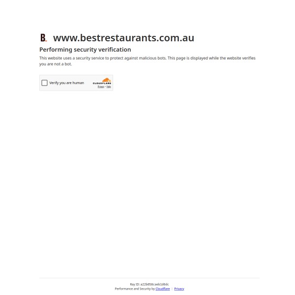 BestRestaurants.com.au homepage screenshot