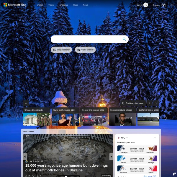 Bing Places homepage screenshot