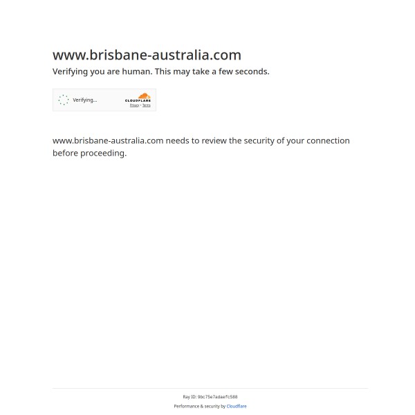 Brisbane Australia homepage screenshot
