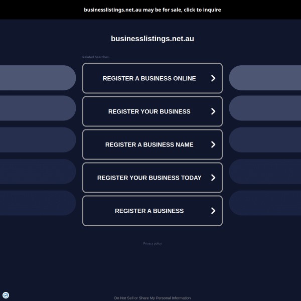 businesslistings.net.au homepage screenshot