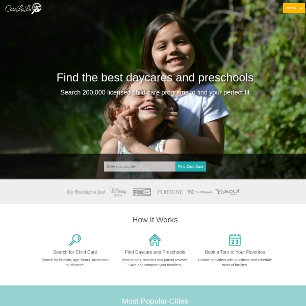 CareLuLu homepage screenshot