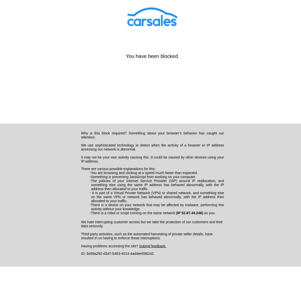 Carsales.com.au homepage screenshot