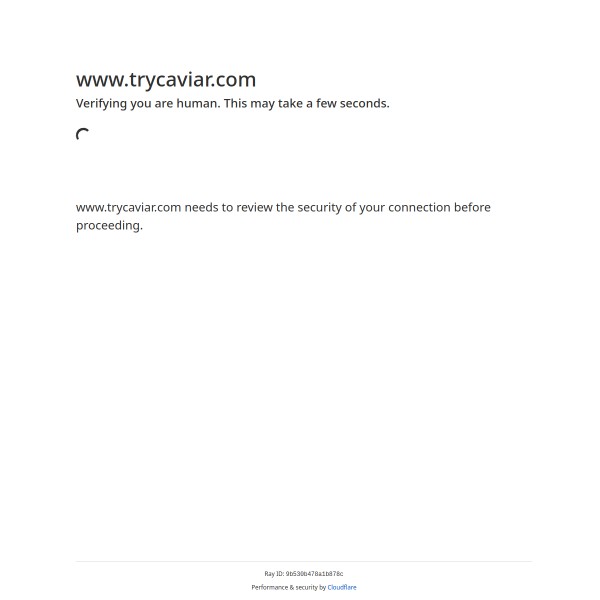 Caviar homepage screenshot