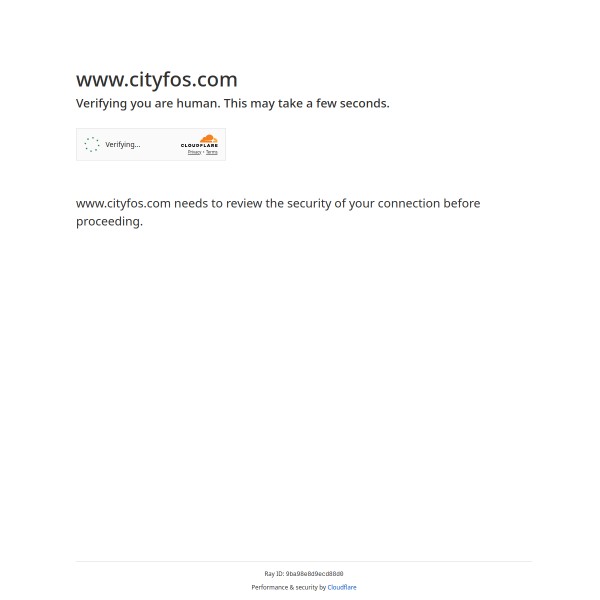 Cityfos homepage screenshot