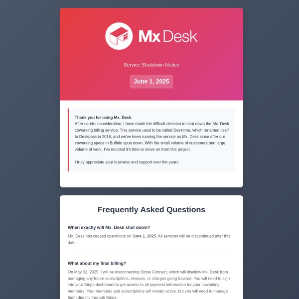 Desktime homepage screenshot