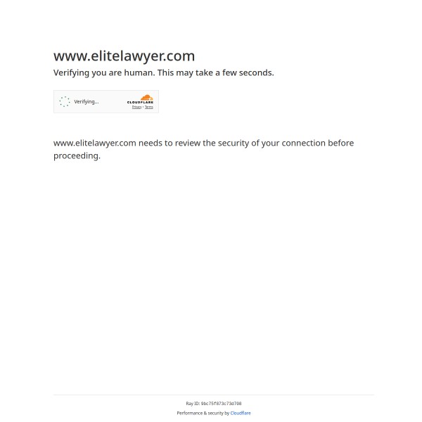 Elite Lawyer homepage screenshot