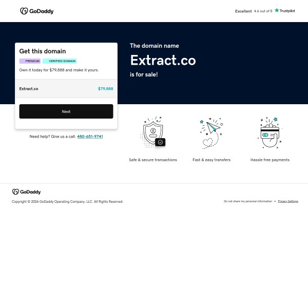 Extract homepage screenshot
