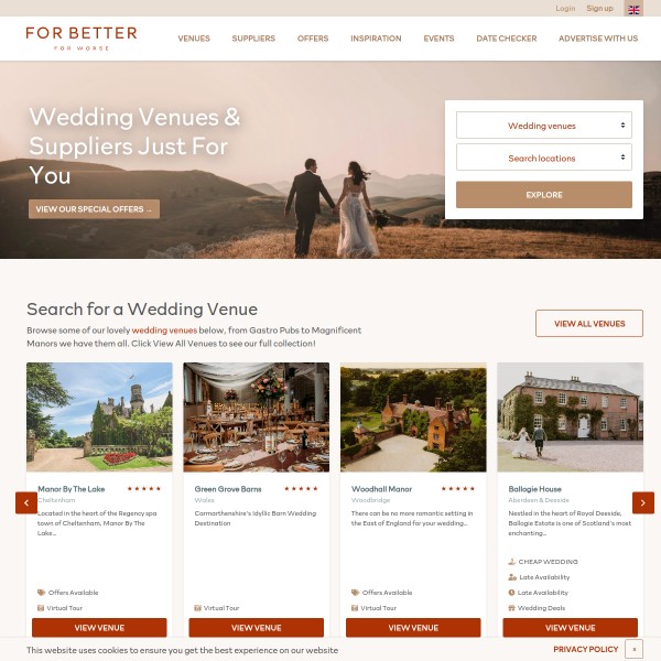 For Better For Worse homepage screenshot