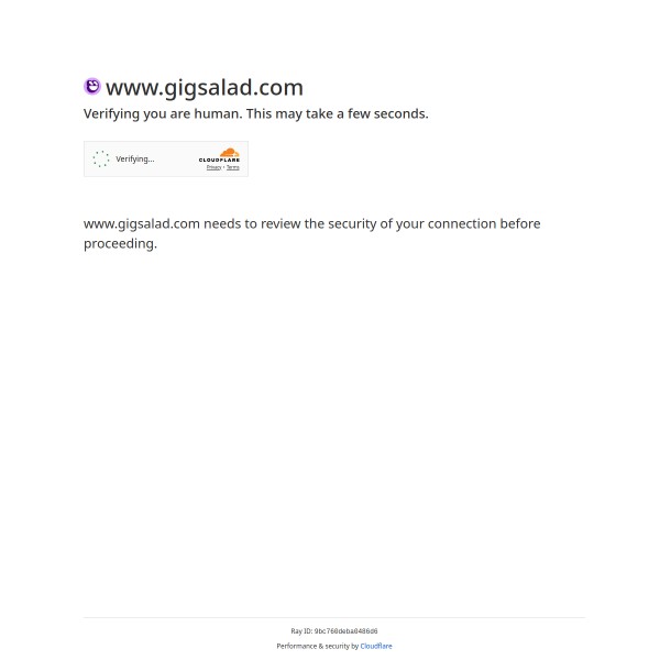 GigSalad homepage screenshot