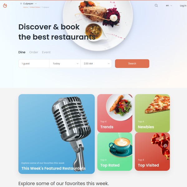 Hostme homepage screenshot