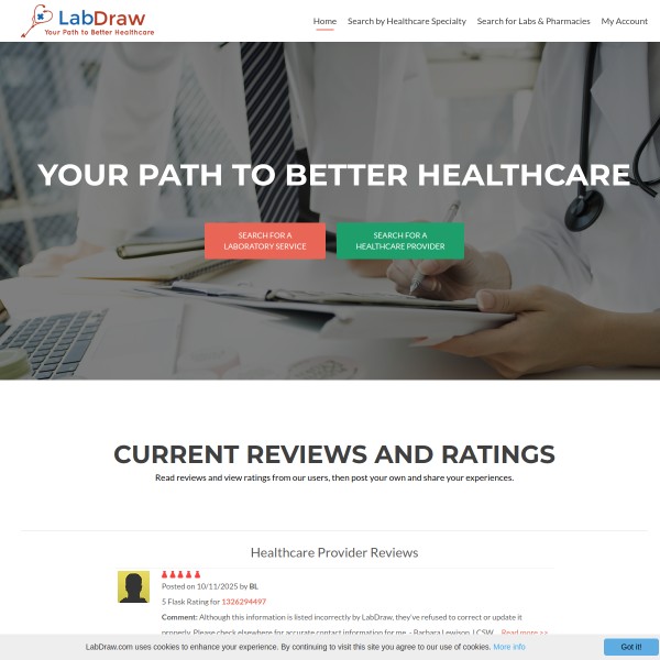 LabDraw homepage screenshot
