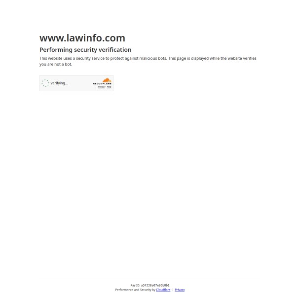 LawInfo homepage screenshot