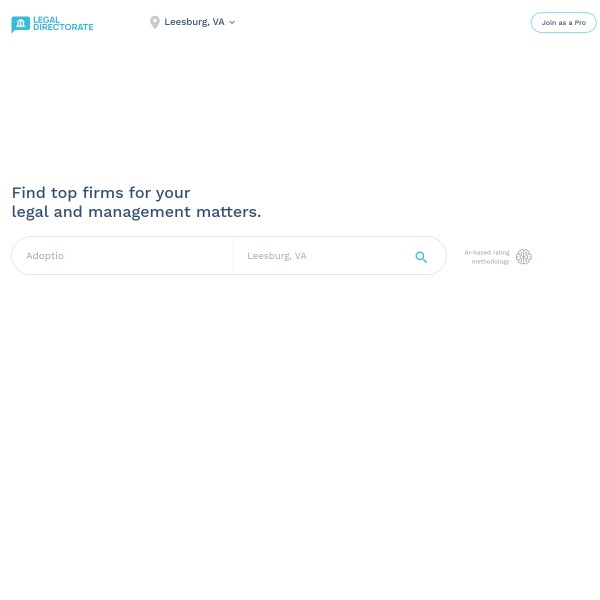 Legal Directorate homepage screenshot