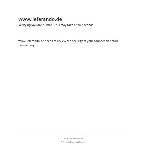 Leiferando homepage screenshot