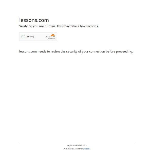 Lessons.com homepage screenshot