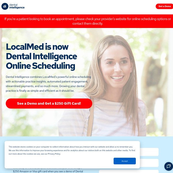 LocalMed homepage screenshot