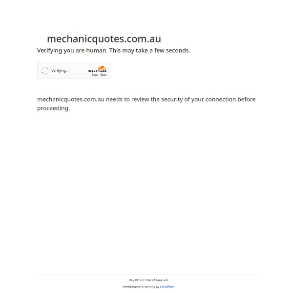 Mechanic Quotes homepage screenshot