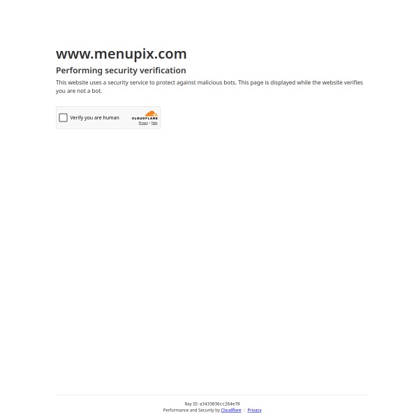 MenuPix homepage screenshot