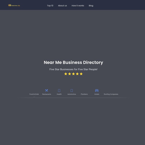 nearme.vip homepage screenshot