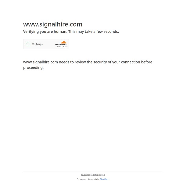 SignalHire homepage screenshot