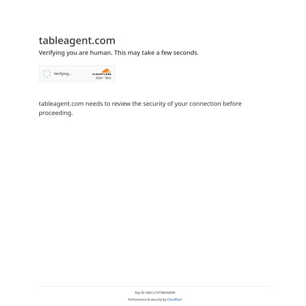 TableAgent homepage screenshot