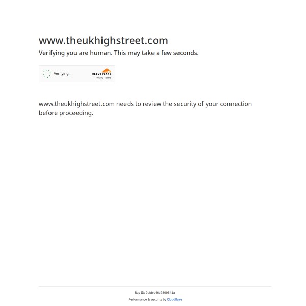The UK High Street homepage screenshot