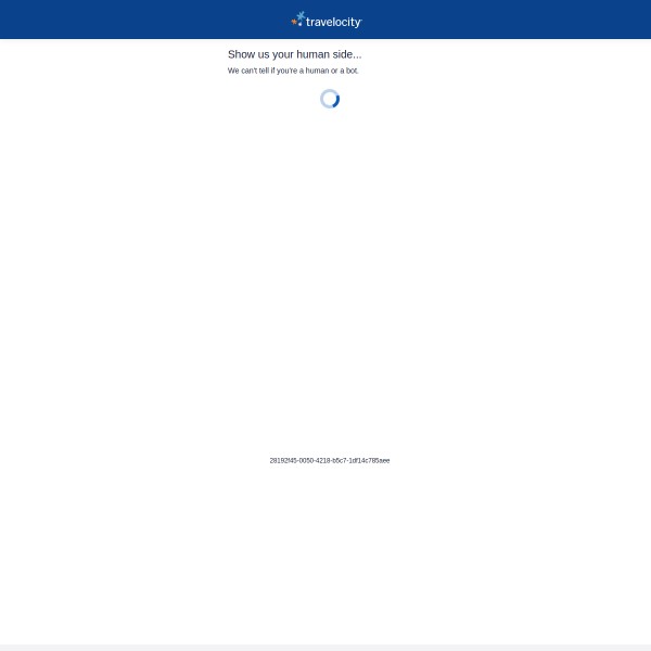 Travelocity homepage screenshot