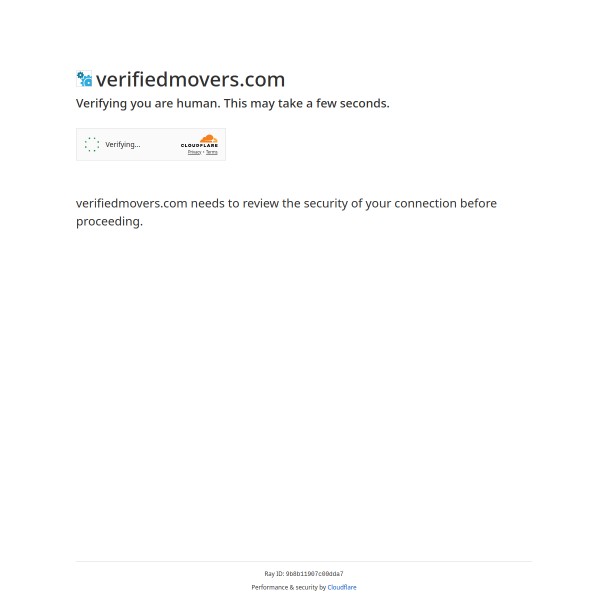 Verified Movers homepage screenshot