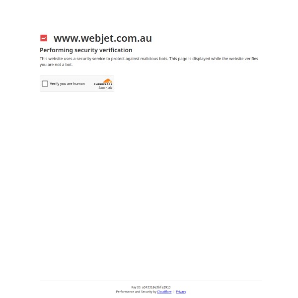 Webjet homepage screenshot