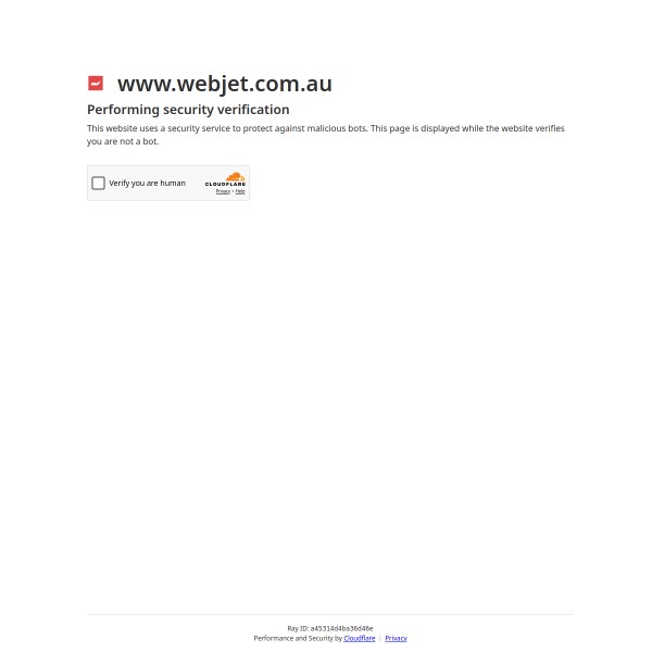 Webjet homepage screenshot