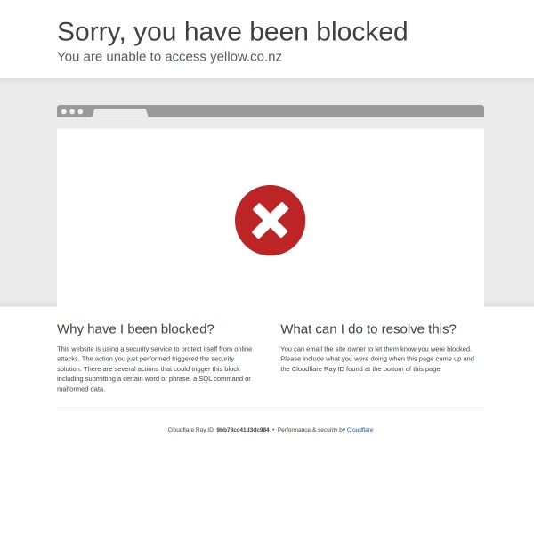 Yellow NZ homepage screenshot