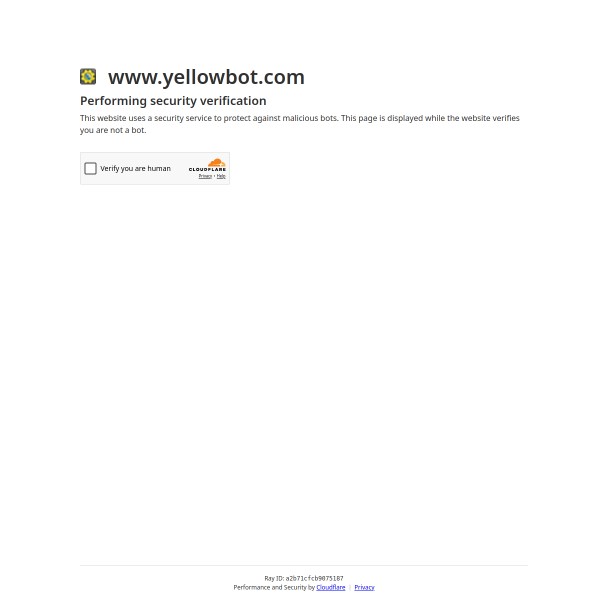 Yellowbot homepage screenshot