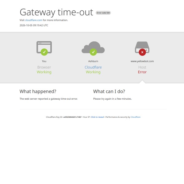 Yellowbot homepage screenshot