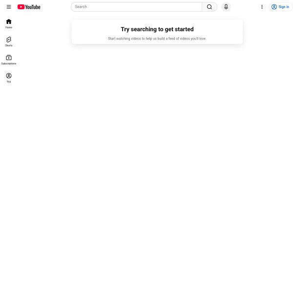 Youtube homepage screenshot