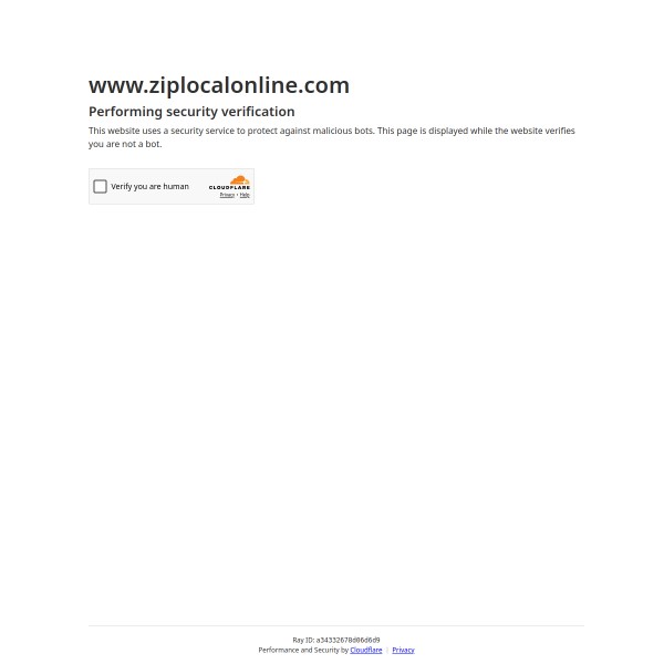 Ziplocal homepage screenshot