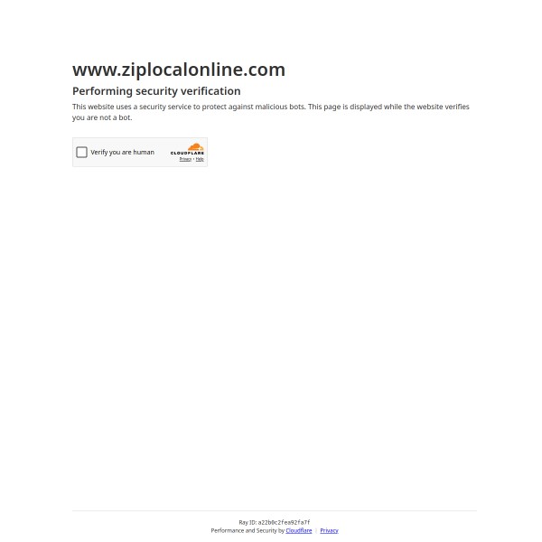 Ziplocal homepage screenshot